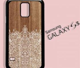 Mandala Wood For Samsung Galaxy S5 Case on Luulla